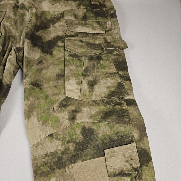 Tactical Camouflage Pants 2XL Knee Pads Army Military Camp Hiking Cargo Trousers - Picture 10 of 16